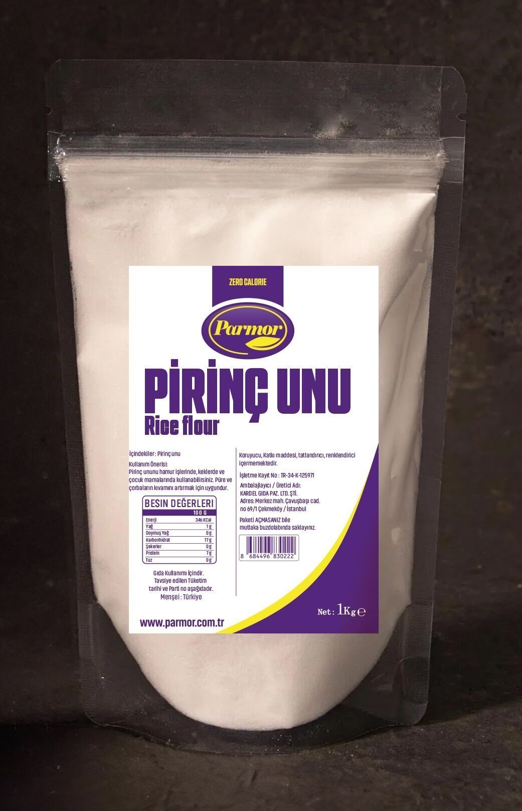 Parmor Pirinç Unu 500 g