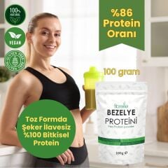 Fibrelle Bezelye Proteini Tozu 100 g
