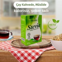 Fibrelle Ultra Stevialı Tatlandırıcı 0,5 gr (80 Adetlik) Kutu