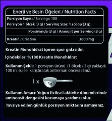 Fibrelle Kreatin Monohidrat 300 g - 100 Servis