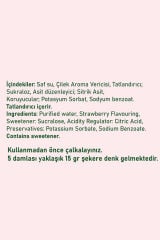 Fibrelle Çilek Aromalı Sıvı Tatlandırıcı - 30ml