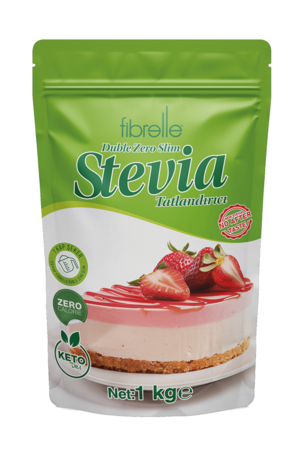 Fibrelle Double Zero Slim Stevialı Tatlandırıcı 1Kg