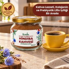 Fibrelle Kolajenli ve Prebiyotik Lifli Hindiba Kahvesi 150 g Kavanoz
